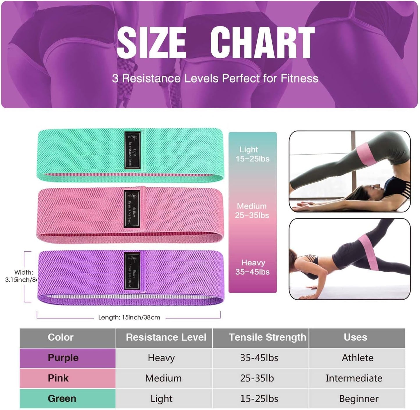 Hip Resistance Bands