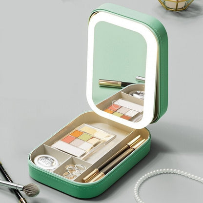 Makeup Storage Box With LED